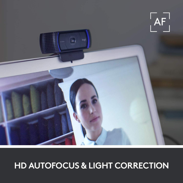 Logitech HD Pro Webcam C920s - Full HD 1080p, Built-in Privacy Shutter - Rebuy-Box Logitech HD Pro Webcam C920s - Full HD 1080p, Built-in Privacy Shutter - Rebuy-Box